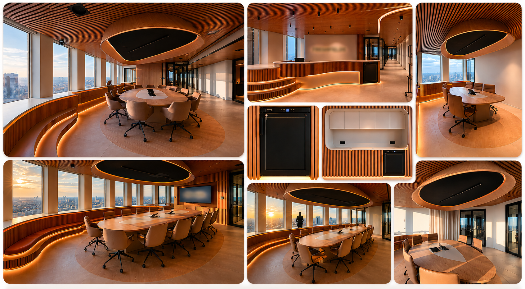 Interieurfolie high-end boardroom België