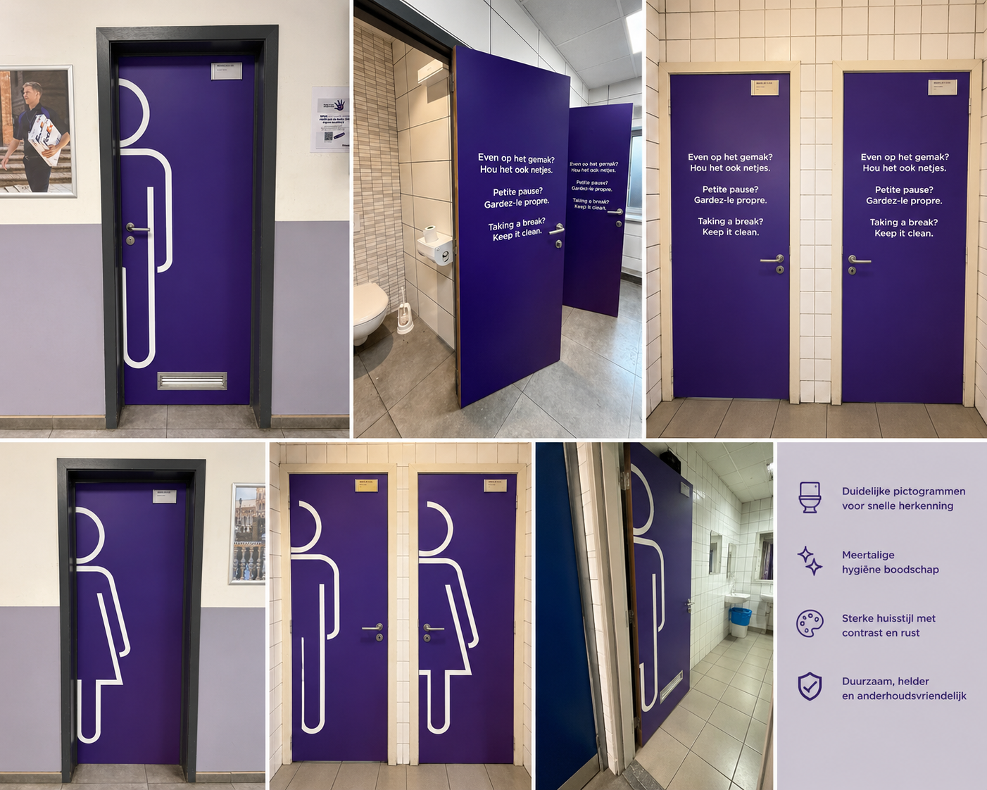 Deurfolie FedEx — interieur renovatie zonder vervanging